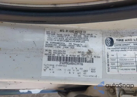 2011 Ford Fusion S from USA, damaged, VIN 3FAHP0GA8BR239706